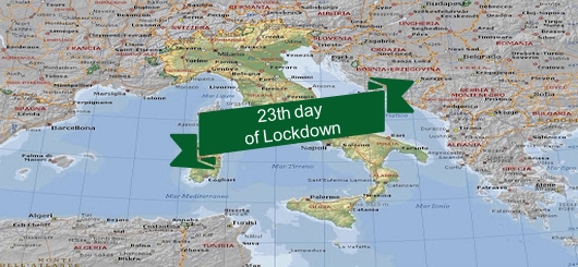 23th day of lockdown in Italy