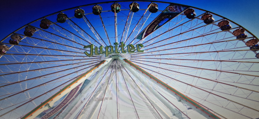 Riesenrad auf dem Wurstmarkt in Bad-Dürkheim