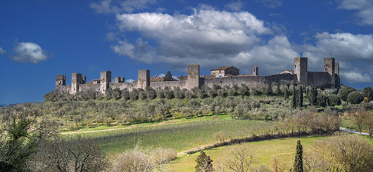 Panoramic View of Monteriggioni Panoramic View of Monteriggioni
