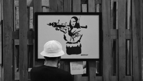 Exposition BANKSY à Libourne france le 11 mai 2023 © D.PECANAC clichés non libre de droits