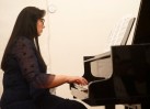 Die Ukrainerin Oksana Vlasenko speilte einfühlsame Melodien am Piano.